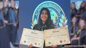 Comendadora Aline Abreu Santana toma posse como Imortal na Academia Mundial de Letras