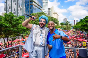 Thiaguinho agita o Bloco do Abrava e contagia a Avenida Faria Lima no Carnaval de SP