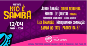 “Isso é Samba”: O maior encontro de lendas do samba em um festival inédito em São Paulo