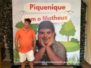 Matheus Colmatti celebra a inclusão com evento especial para crianças com síndrome de down