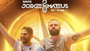 PromoAção e Jorge & Mateus anunciam o navio da dupla em janeiro de 2026