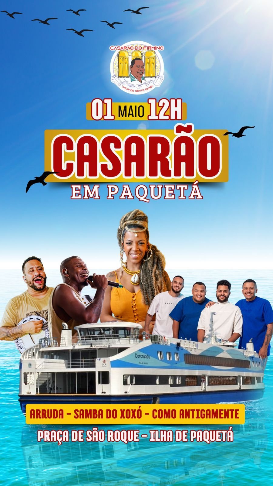 Festa do Dia do Trabalhador: Barca do Samba vai partir no Dia 1º de Maio, rumo à Paquetá 17 IMG 20250430 WA0031