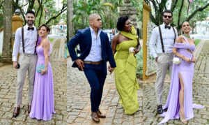 Famosos marcam presença em casamento de Jakelyne Oliveira e Mariano no interior de SP