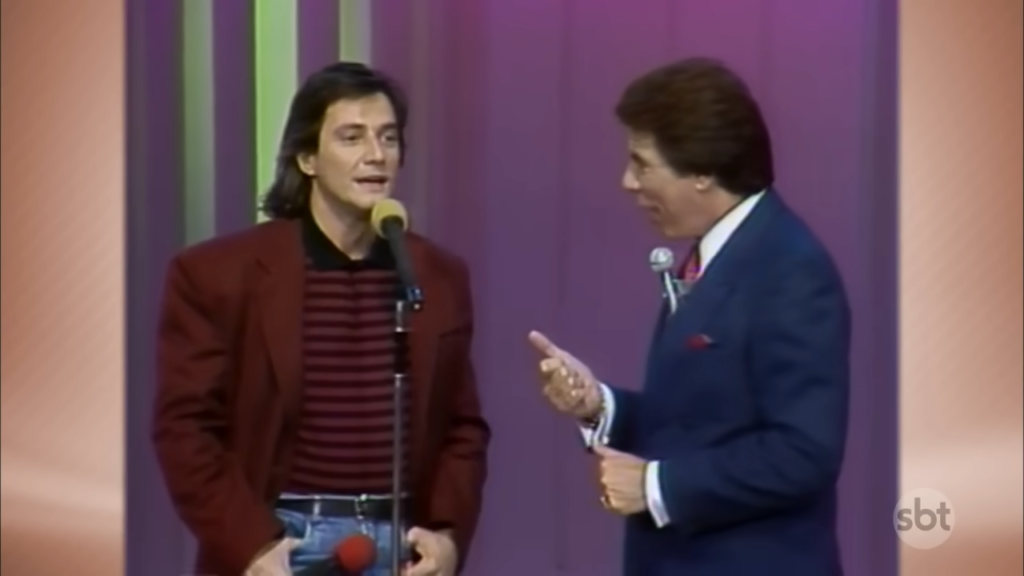 Fábio Jr. se emociona ao lembrar Silvio Santos durante o Troféu Imprensa