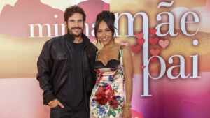 Sabrina Sato e Nicolas Prattes brilham em evento de lançamento do novo reality do Globoplay