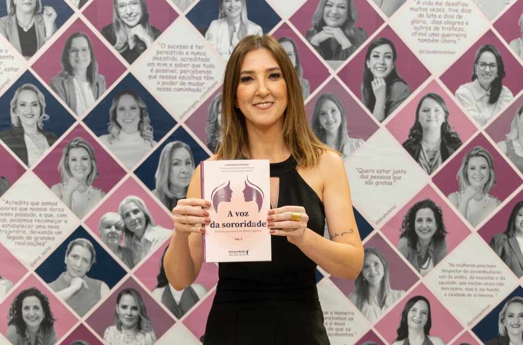 Aline Tschá participa do livro “A Voz da Sororidade”, lançado na FIEMT