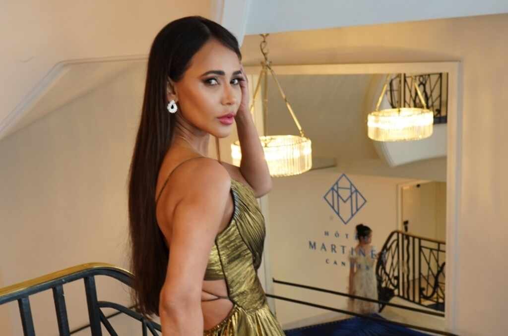 Mirian Carter brilha no Festival de Cannes 2025 com elegância e estilo