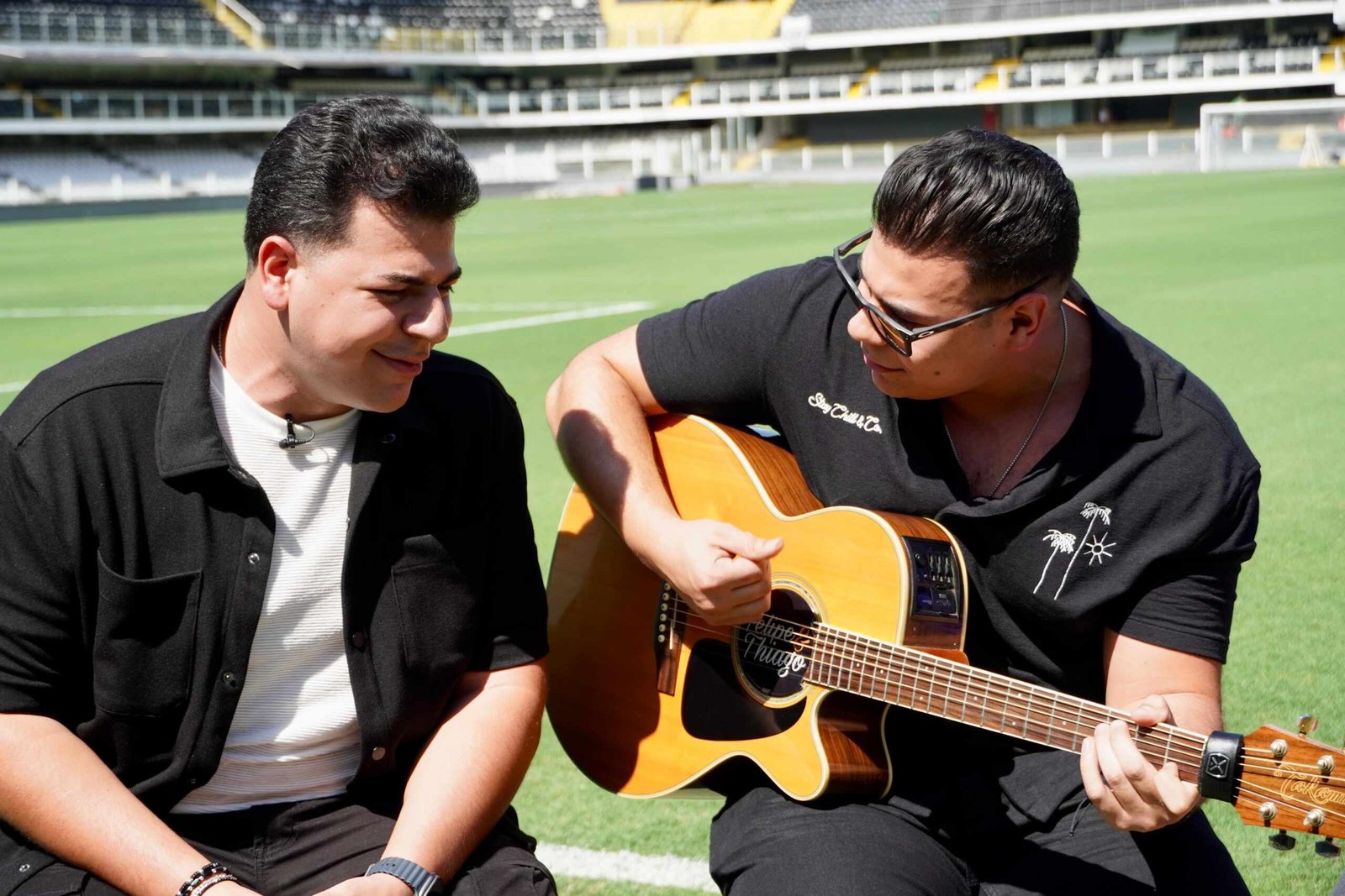 Felipe & Thiago transformam volta de Neymar ao Santos em música e apostam em hit nacional 18 Dupla Sertaneja Felipe & Thiago - Crédito da Foto: Divulgação