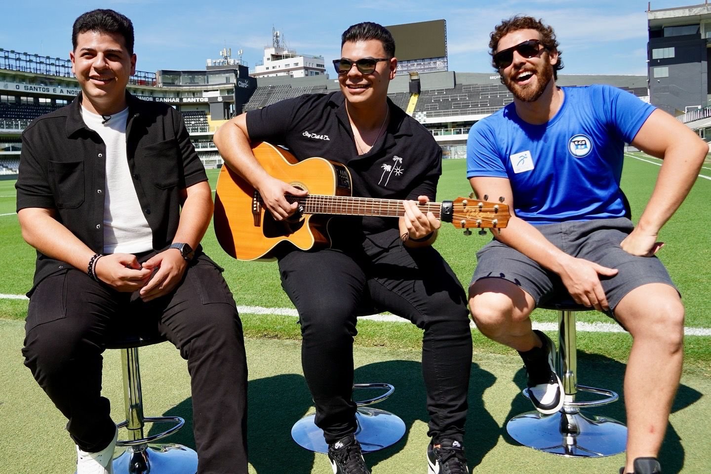 Felipe & Thiago transformam volta de Neymar ao Santos em música e apostam em hit nacional 19 Dupla Sertaneja Felipe & Thiago - Crédito da Foto: Divulgação