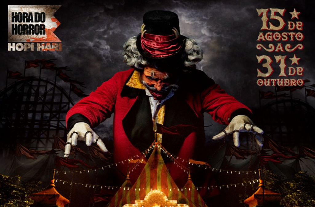 “Circo dos Horrores” será revelada na edição de 2025 da Hora do Horror do Hopi Hari