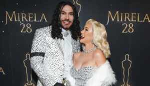 Mirela Janis e Yugnir se transformaram em Madonna e Michael Jackson em noite cinematográfica