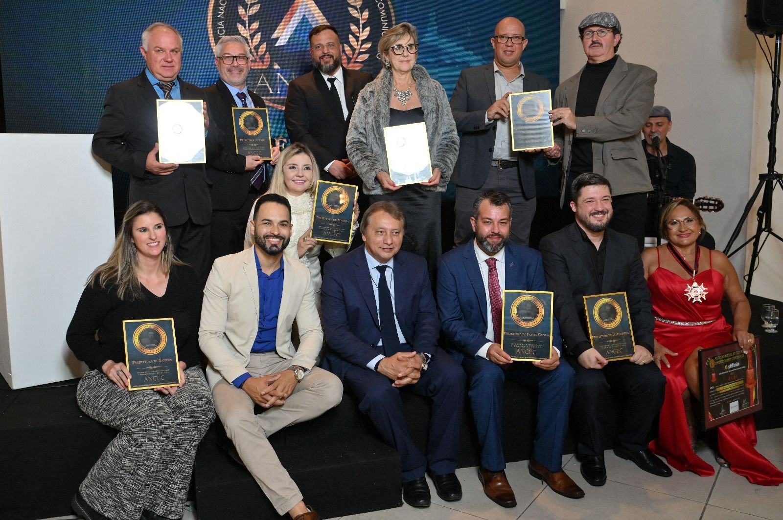 Prefeituras homenageadas no evento da ANCEC