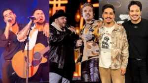 Danilo e Davi, Felipe & Rodrigo e Kaique & Felipe animaram evento de Henrique & Juliano no último fim de semana