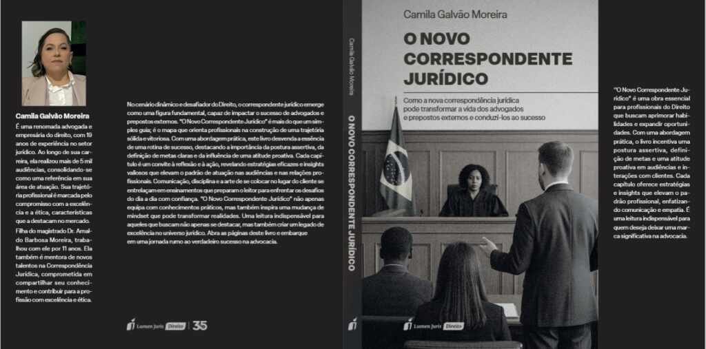 Inovação na correspondência jurídica: a trajetória de Camila Galvão Moreira