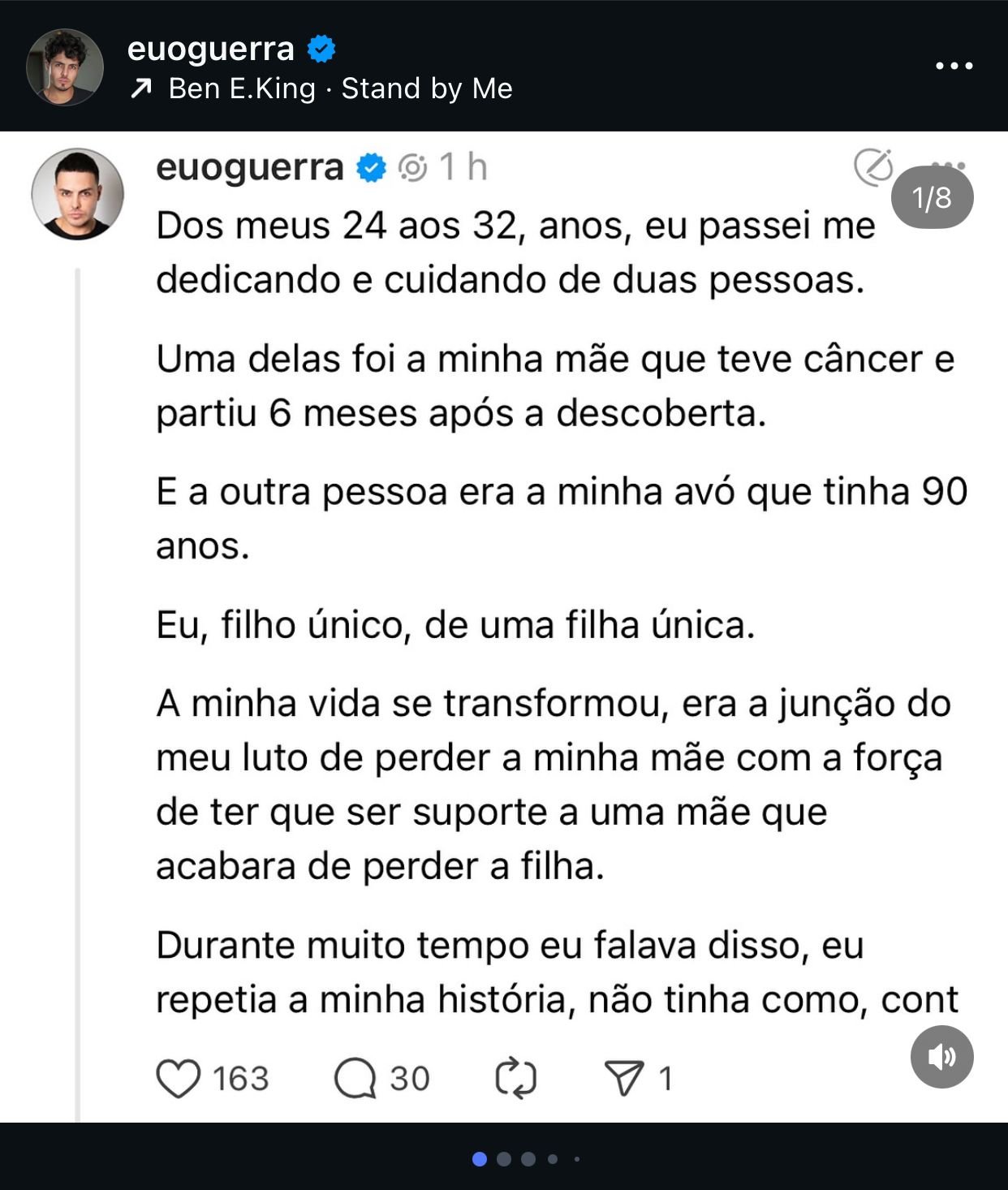 Paulo Guerra fala sobre solidão do luto após perder mãe e avó
