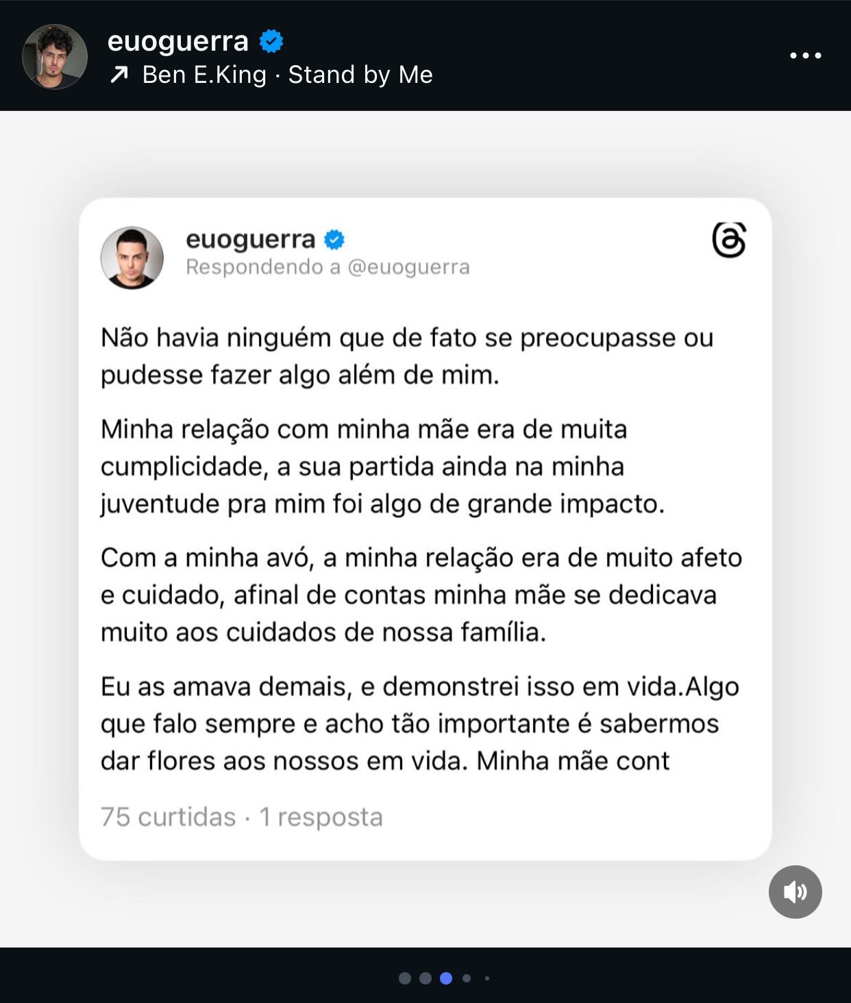 Paulo Guerra fala sobre solidão do luto após perder mãe e avó