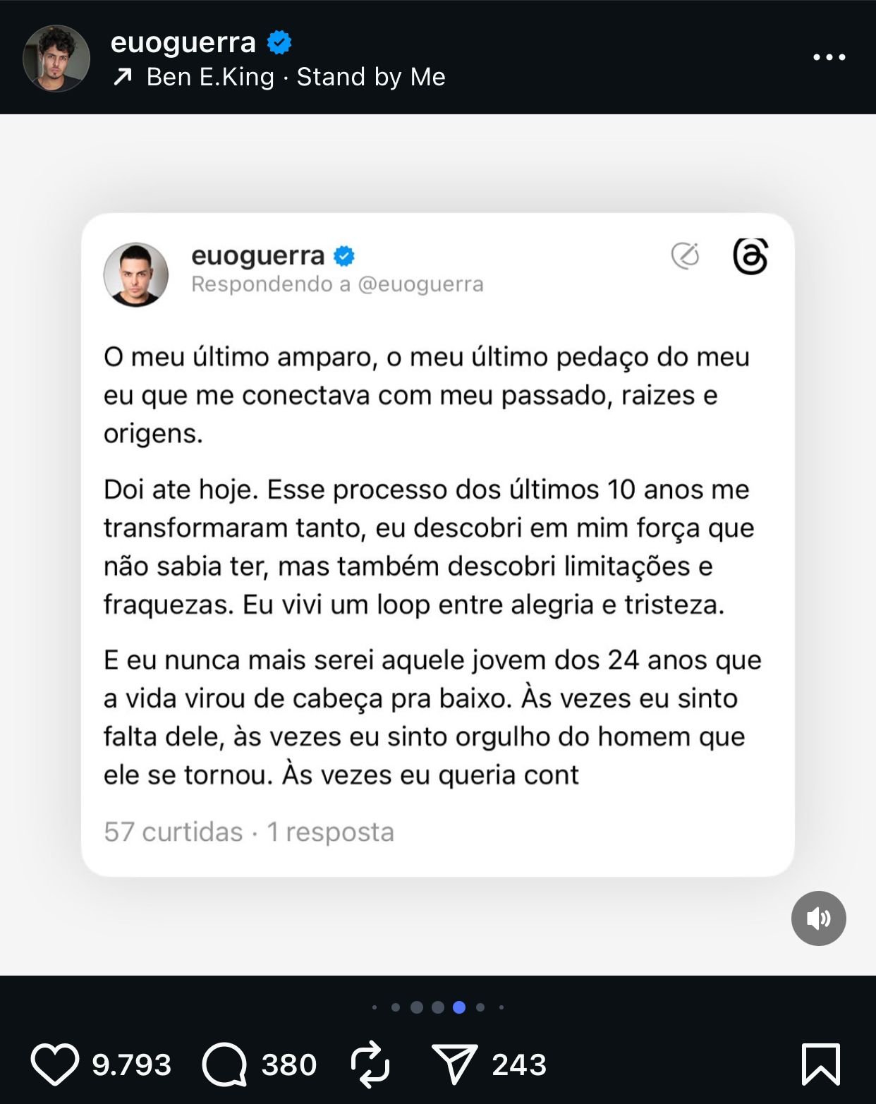 Paulo Guerra fala sobre solidão do luto após perder mãe e avó