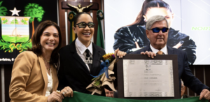 Michele Andrade recebe título de Cidadã Norte-Rio-Grandense em solenidade no Palácio José Augusto
