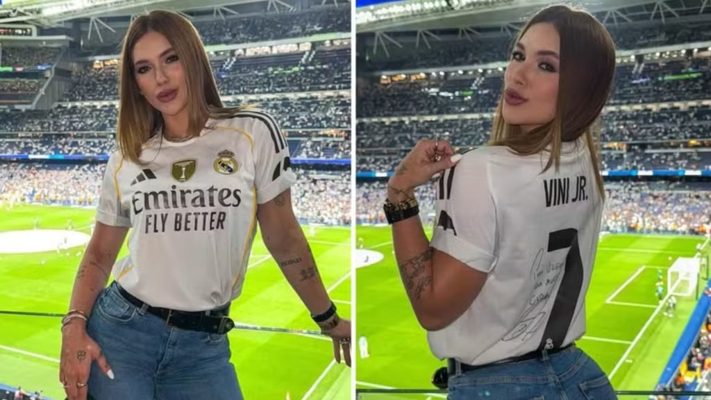 Virginia Fonseca marca presenca em estadio para assistir jogo de Vini Jr 1024x576 1