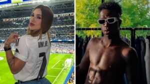 Assumidos? Virginia Fonseca posta foto com camisa com nome de Vini Jr.