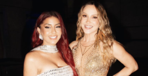 Priscila Senna brilha ao lado de Claudia Leitte em show no Recife