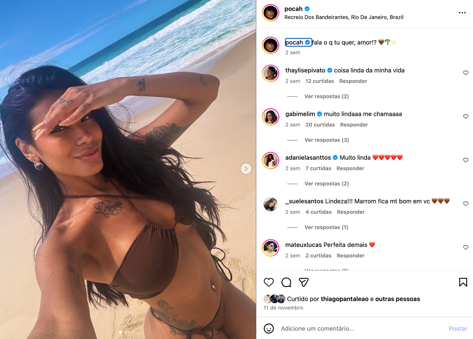 Pocah denuncia insulto de policial durante gravação de stories 19 Pocah - Foto: Reprodução/Instagram