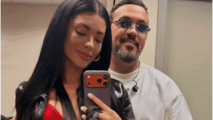 Rayane Figliuzzi afasta rumores e surge agarradinha com Belo