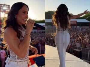 Ivete Sangalo retorna aos palcos com look ousado e energia renovada após separação