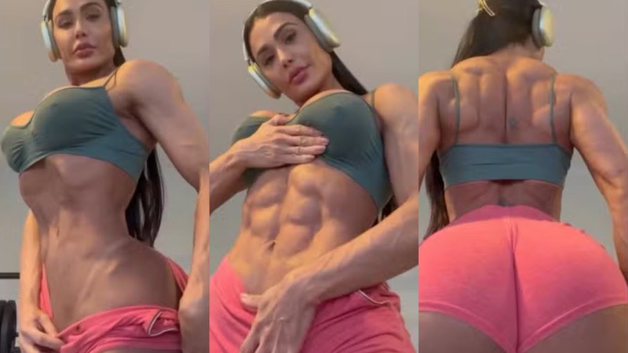 Gracyanne Barbosa exibe abdômen trincado e fãs elogiam recuperação após lesão 19 Gracyanne Barbosa exibe abdômen trincado e fãs elogiam recuperação após lesão