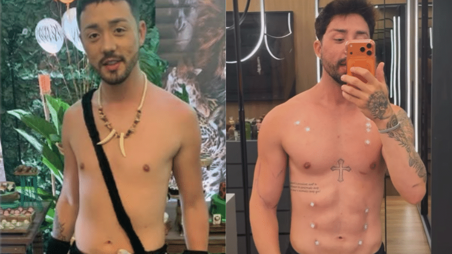 antes e depois de rico