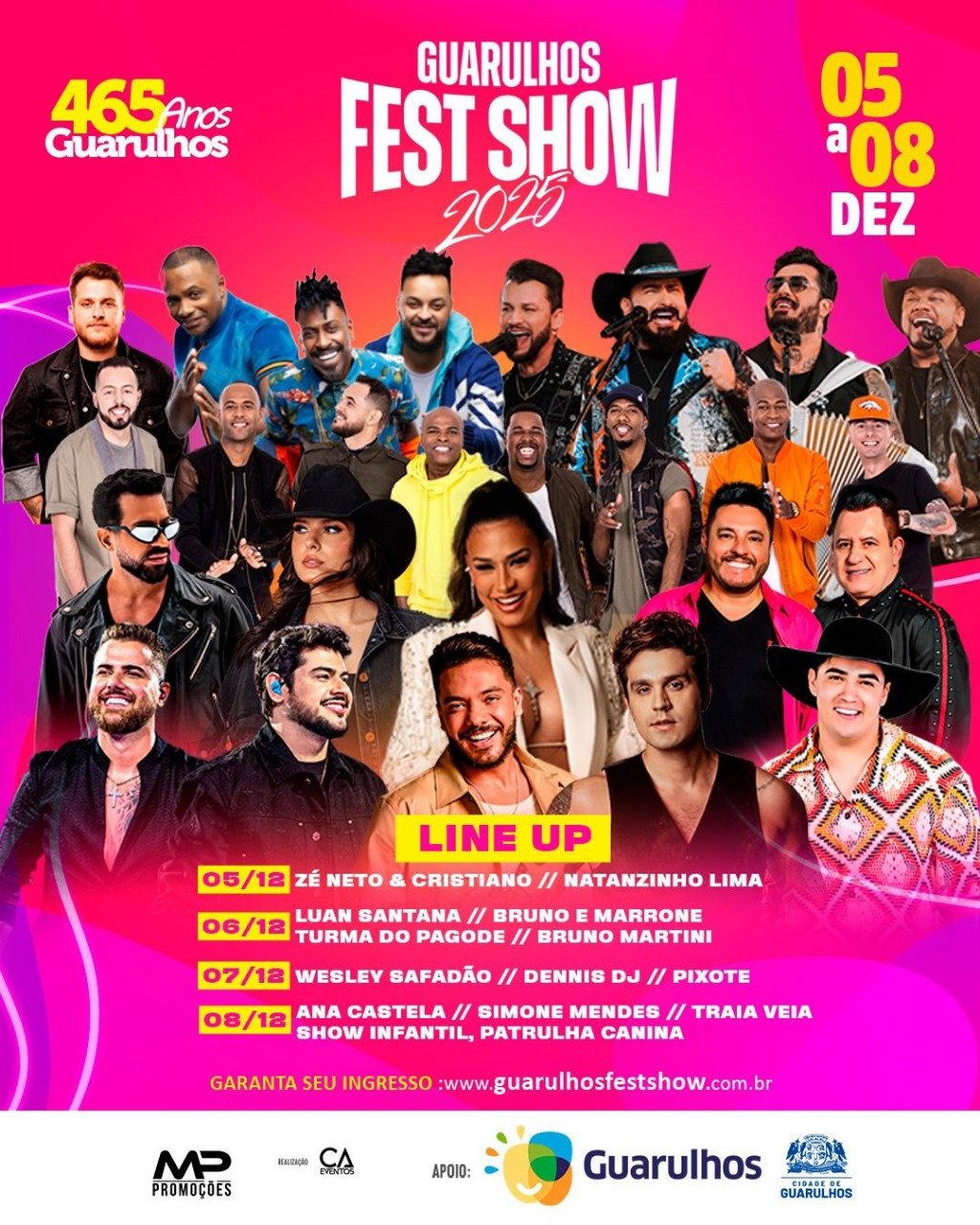 Guarulhos Fest Show: grandes artistas celebram os 465 anos da cidade 17 dfb88aca d931 4af8 adba bf5441f9e8fd