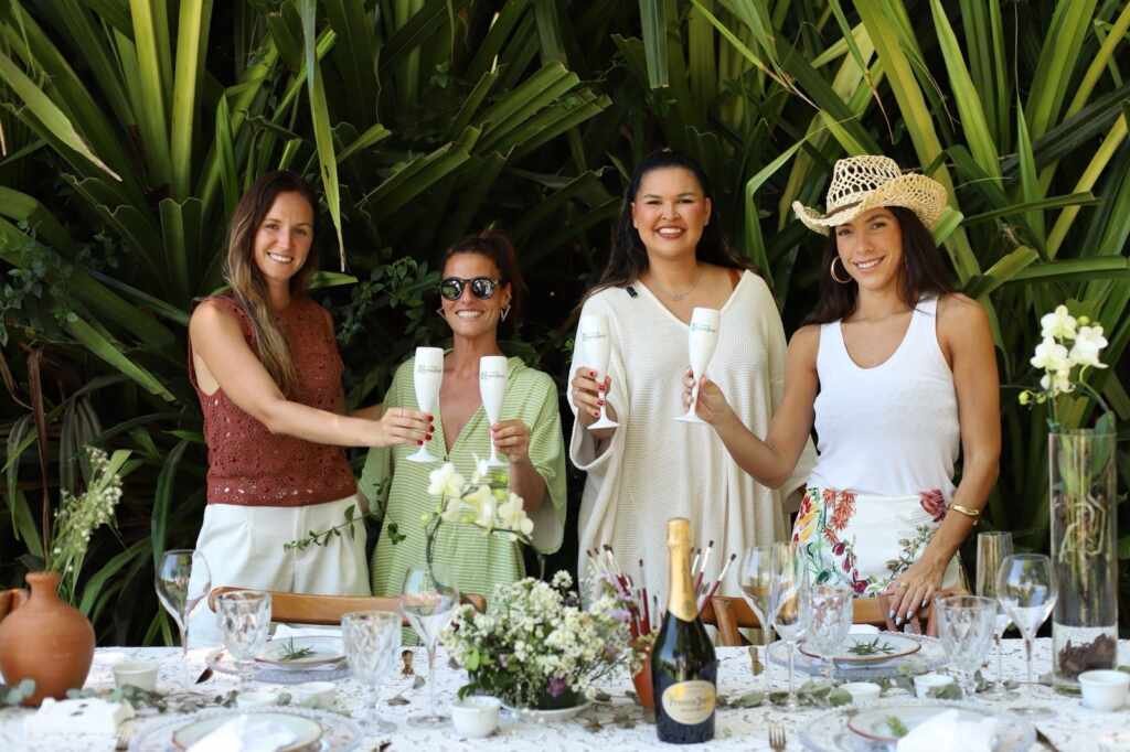 Perrier-Jouët promove brunch artístico no Bahia Bonita, em Trancoso