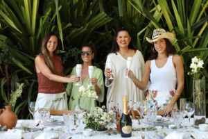 Perrier-Jouët promove brunch artístico no Bahia Bonita, em Trancoso