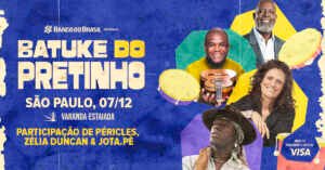 Batuke do Pretinho volta ao Varanda Estaiada com Péricles, Zélia Duncan e Jota.Pê após grande estreia