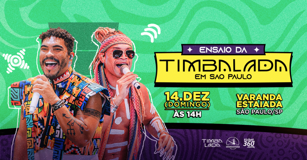 Com casa cheia, Timbalada chega ao Varanda Estaiada com seus famosos ensaios de verão Com casa cheia, Timbalada chega ao Varanda Estaiada com seus famosos ensaios de verão