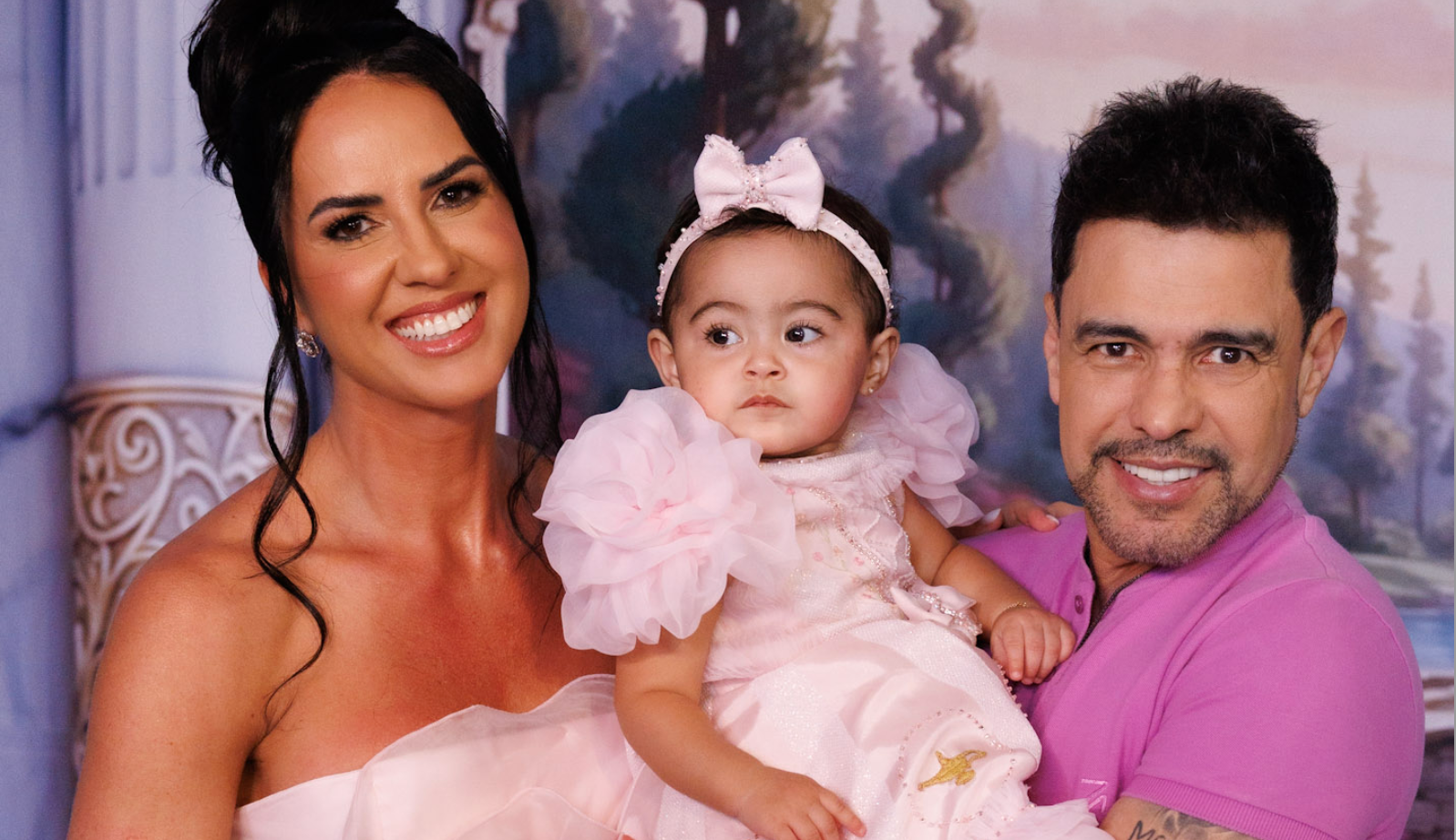 Zezé Di Camargo e Graciele Lacerda celebram 1 ano de Clara com festa luxuosa em SP