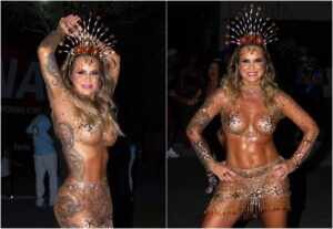 Isis Camargo: Traduz potência, luxo e protagonismo em festa de Sambas de enredo do Carnaval de São Paulo