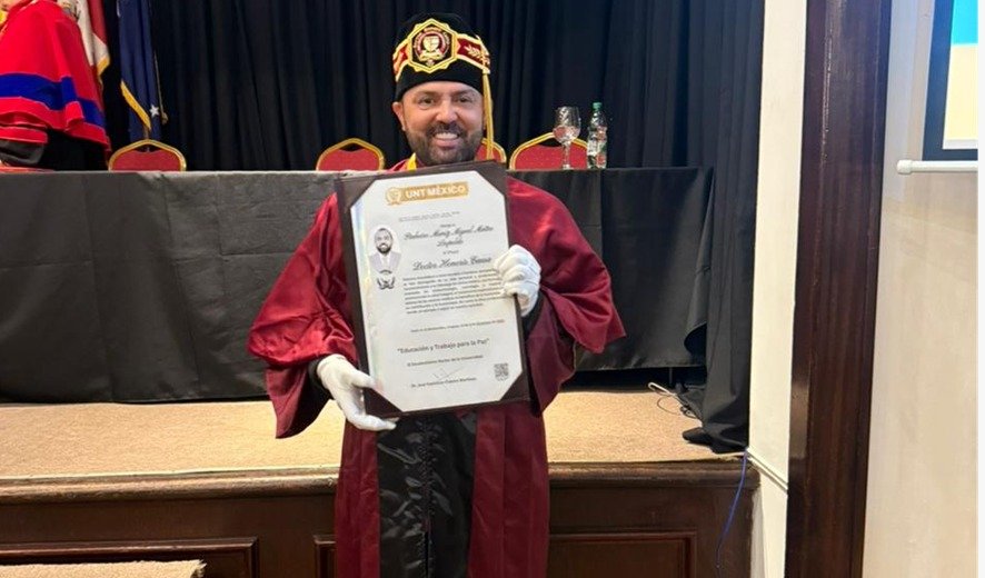Dr. Miguel Matteo recebe título de Doctor Honoris Causa contribuição internacional à paz e à educação Dr. Miguel Matteo recebe título de Doctor Honoris Causa contribuição internacional à paz e à educação