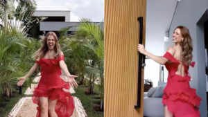 Ex-BBB Beatriz Reis abre as portas de sua mansão no interior de São Paulo