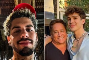 Zé Felipe radicaliza no visual, raspa o cabelo e reação da família chama atenção