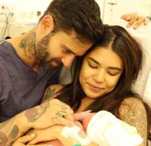 Chef Diego Lozano inicia 2026 com o nascimento da filha Laura