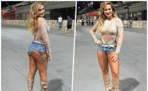 Quando a avenida ferve: Musa Fitness Isis Camargo prova que o samba não sente frio