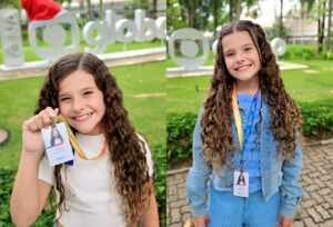 Atriz mirim Julia Salarini assina com a TV Globo para sua primeira novela
