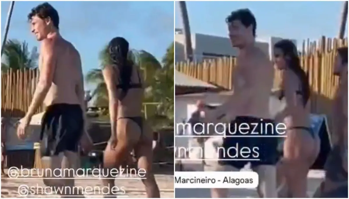 Web reage após Shawn Mendes chamar Bruna Marquezine de amor no RJ 17 Foto: X