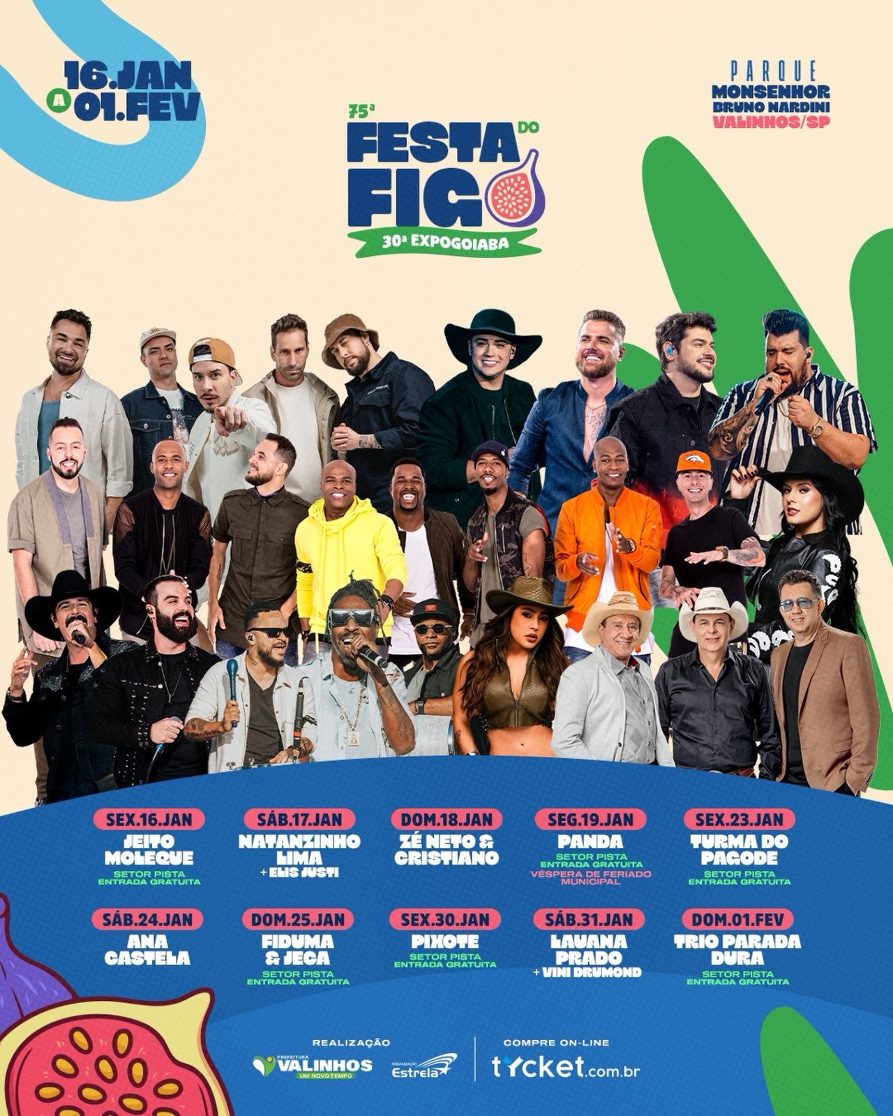 Começam as vendas de ingressos da 75ª Festa do Figo e a 30ª Expogoiaba de Valinhos 17 d70a6b8d 01ac 4095 b811 4e88a3d48058