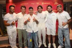 Hugo e Guilherme, Rafa e Junior e VH e Alexandre fecham primeira noite do Navio da Boiadeira