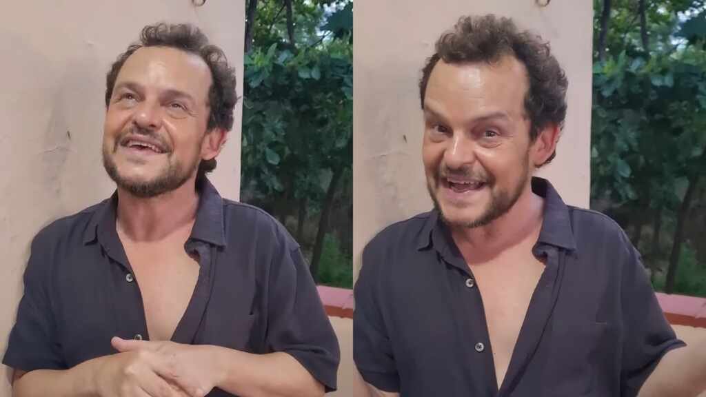 Matheus Nachtergaele posa nu e agita a web aos 58 anos