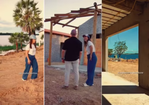 Ivete Sangalo visita obra de mansão em Juazeiro e realiza sonho ligado às origens