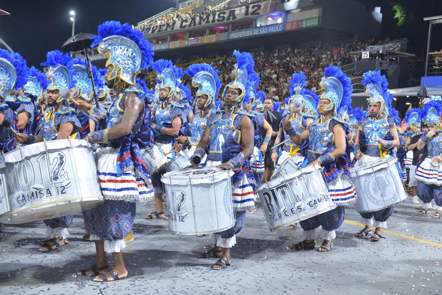 Bateria se destaca positivamente no desfile do Camisa 12 9 camisa12 desfile26 woodyhenrique felipearaujo ligasp 8