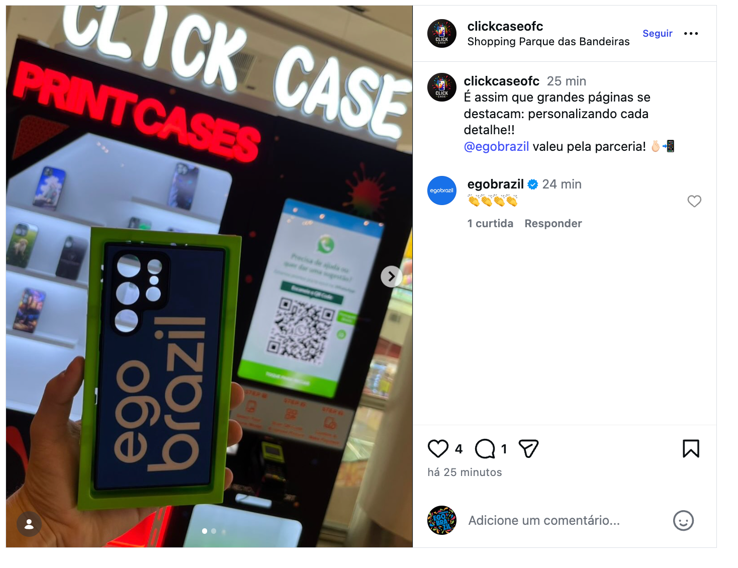 Foto: @clickcaseofc / Instagram